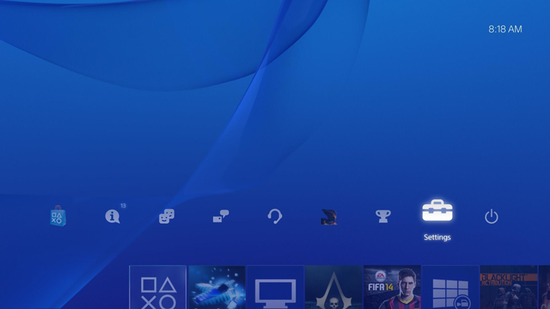 PS4 Settings